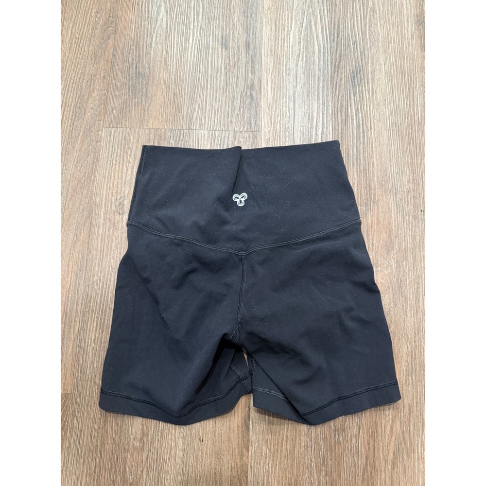 Aritzia Tna TnAction Women Black High Rise 5 Inch Biker Shorts Size S 100134